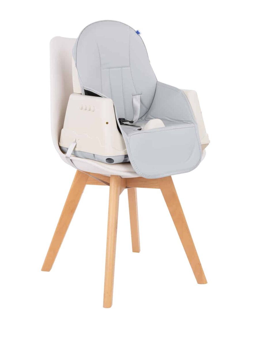 Bebemaman- Kikkaboo Chaise Haute Creamy Gris 6