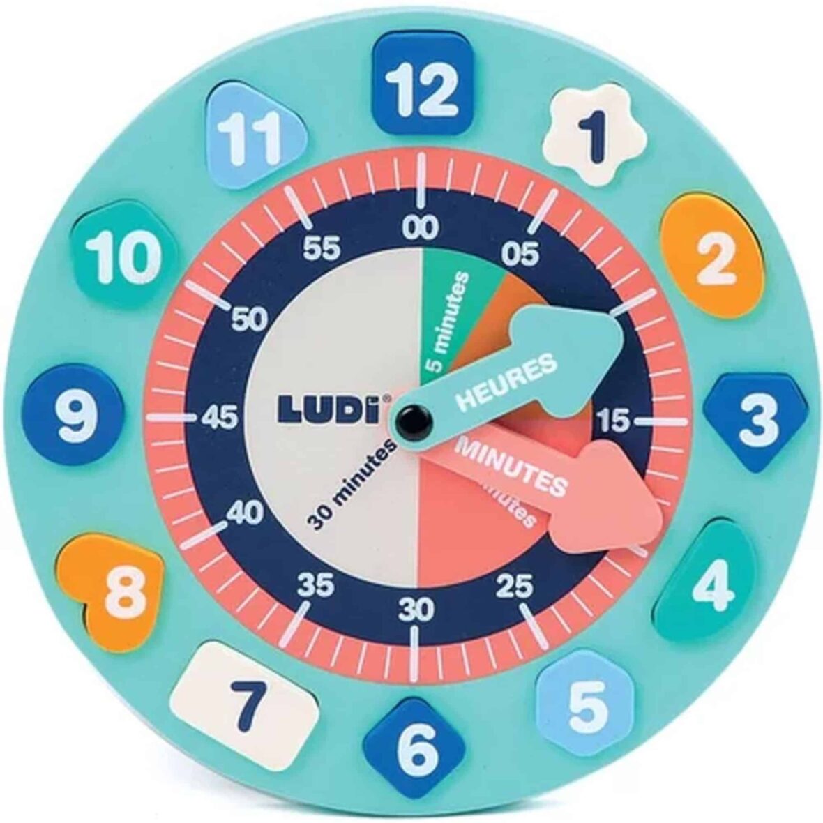 Ludi Horloge enfant pour apprendre l&rsquo;heure