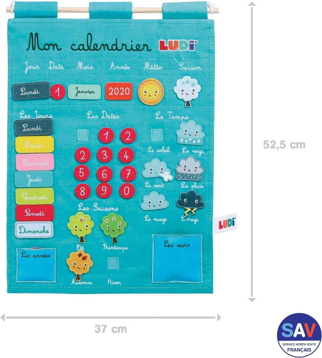 Bebemaman-Ludi Mon Calendrier Basic – Bleu 6
