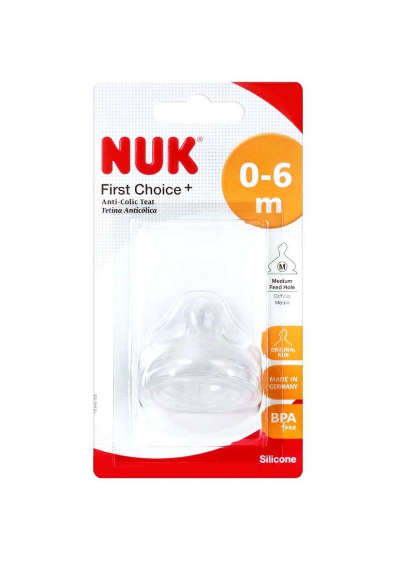 Nuk First Choice+ Tétine Anti-colic M 0-6 mois