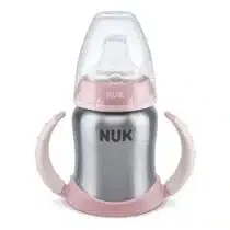 NUK Tasse Learner Stainless Steel 125ml 6-18M - Rose
