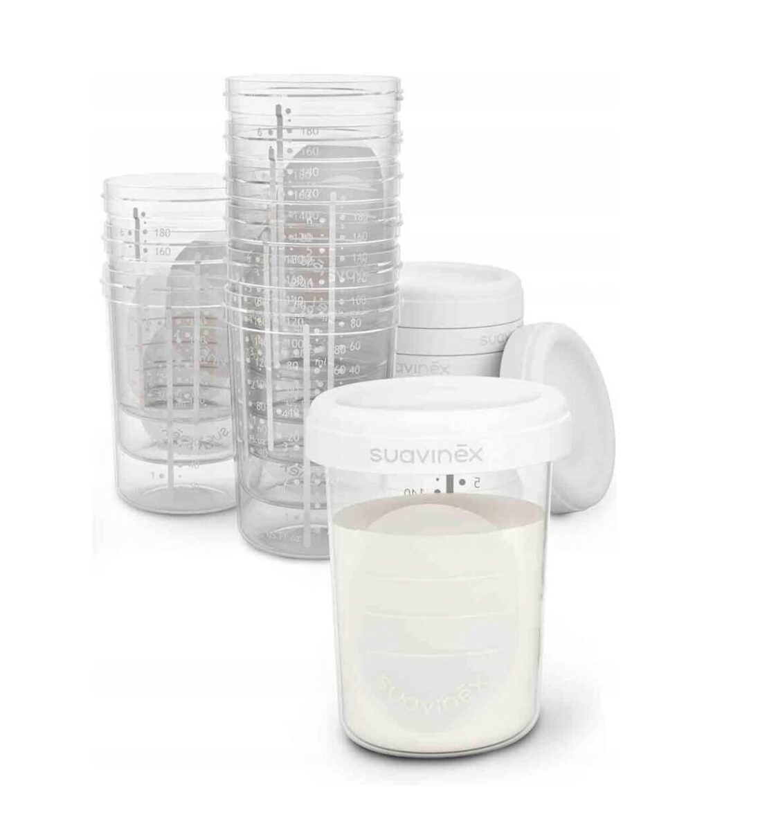 Suavinex 10 pots de conservation 200ml