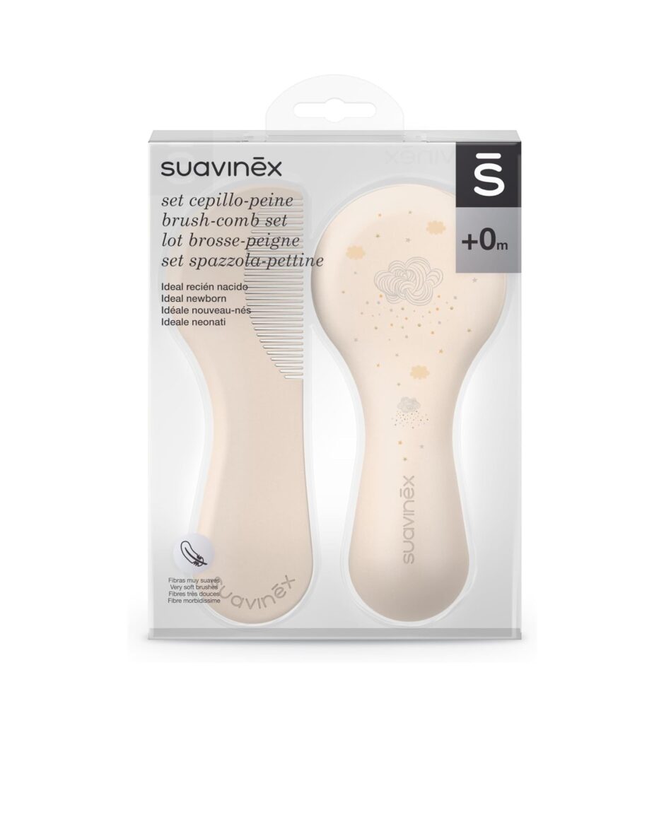 Suavinex Set Brosse et Peigne Dreams Beige