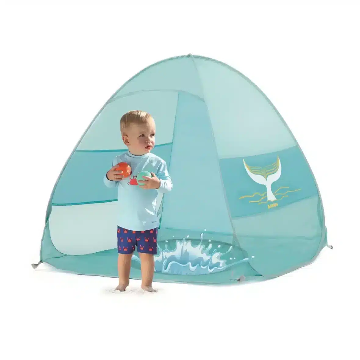 Ludi Piscine Pop-up et Tente anti-UV 10mois+- 3 – bebemaman