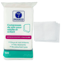 Retrouvez Pharco Coton Carres de Soin 7.5cm X 7.5cm 100 Carres aux meilleurs prix sur bebemaman.ma. Livraison à domicile partout au Maroc.
