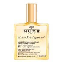 Nuxe Huile Prodigieuse 100 ml & Huile Prodigieuse Or Format Roll-on offert 8ml prix Maroc | Bebemaman.ma