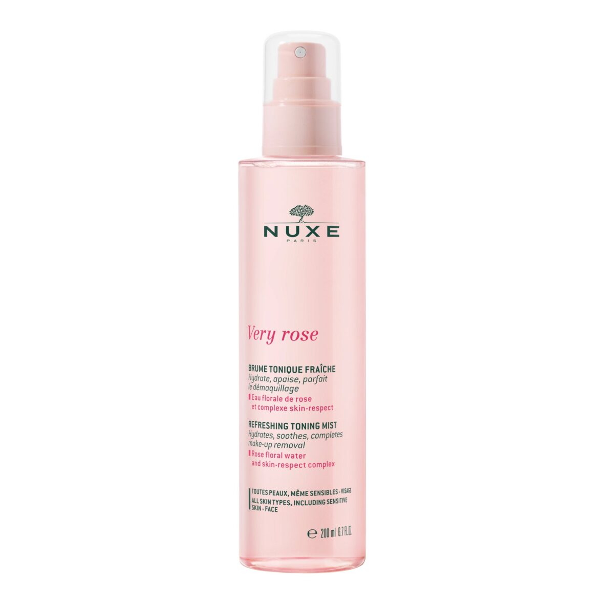 Nuxe Very Rose Brume Tonique Fraîche – 200ml