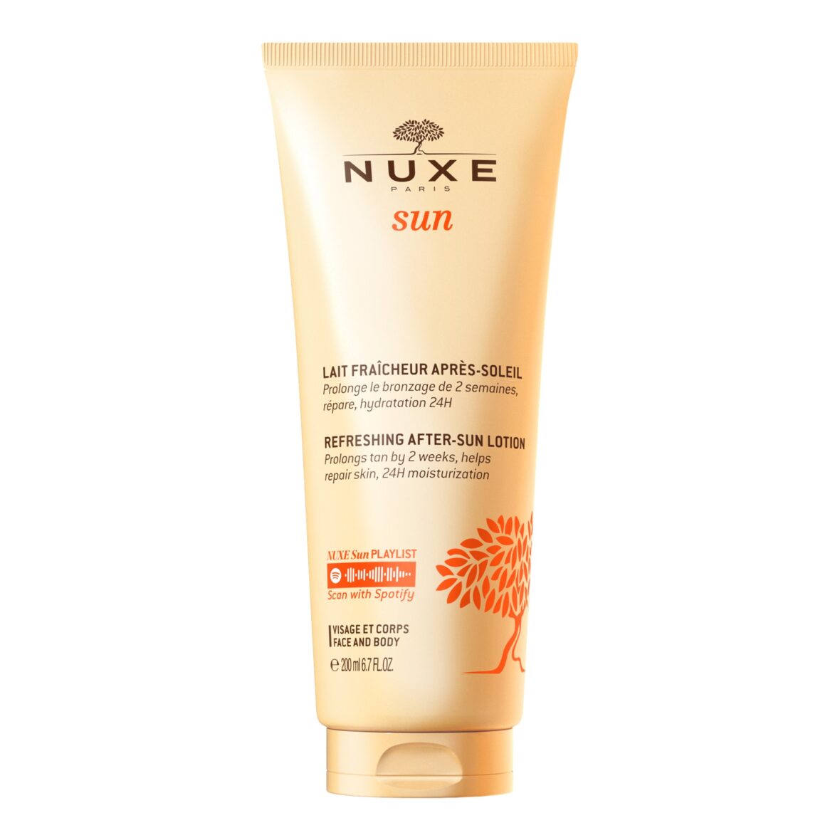 Nuxe Sun Lait Fraicheur Après-Soleil visage et corps – 200ml