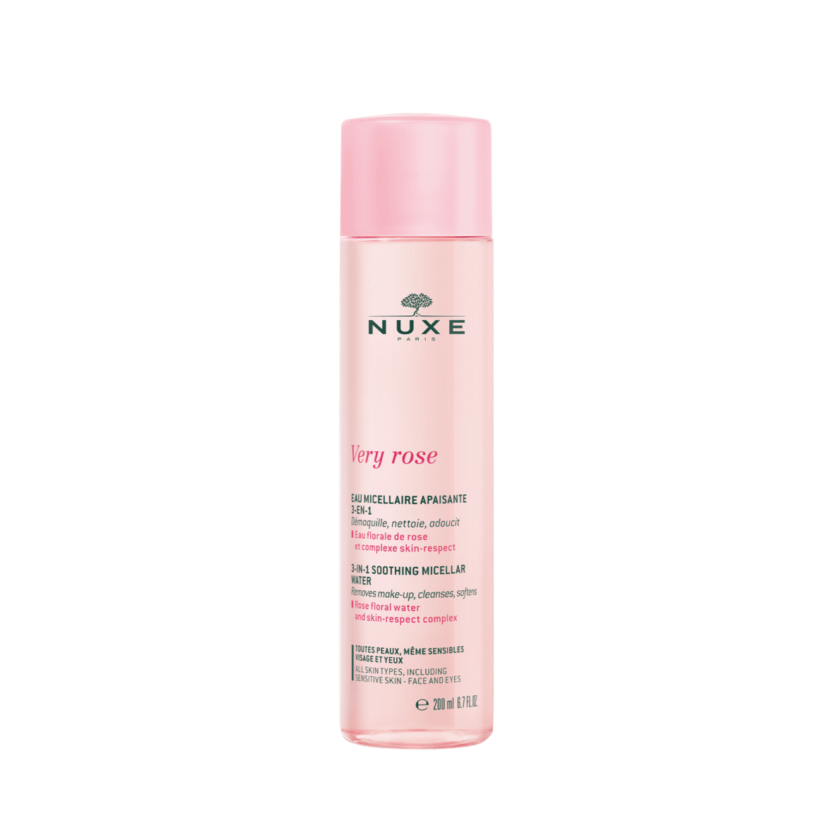 Nuxe Very Rose Eau Micellaire Apaisante 3-en-1 – 200ml