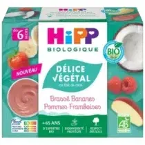Retrouvez Hipp Dessert bébé brassé banane pomme framboise aux meilleurs prix sur Bebemaman.ma . Livraison à domicile partout au Maroc. Paiement à la livraison.