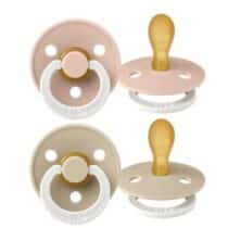 Retrouvez Bibs Lot de 2 Sucettes Symétrique Glow Blush / Vanilla 0-6 mois aux meilleurs prix sur Bebemaman.ma . Livraison à domicile partout au Maroc. %