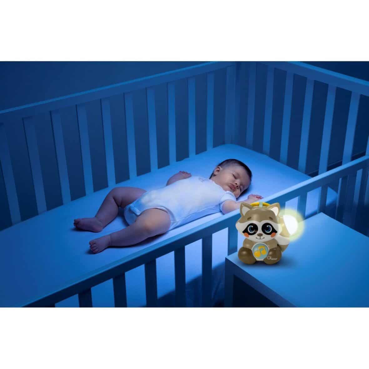 Chicco Veilleuse Portable Raton Laveur Cloudy 0+mois-bebemaman