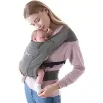 Ergobaby Porte bébé Embrace Bruyère Gris-bebemaman (2)