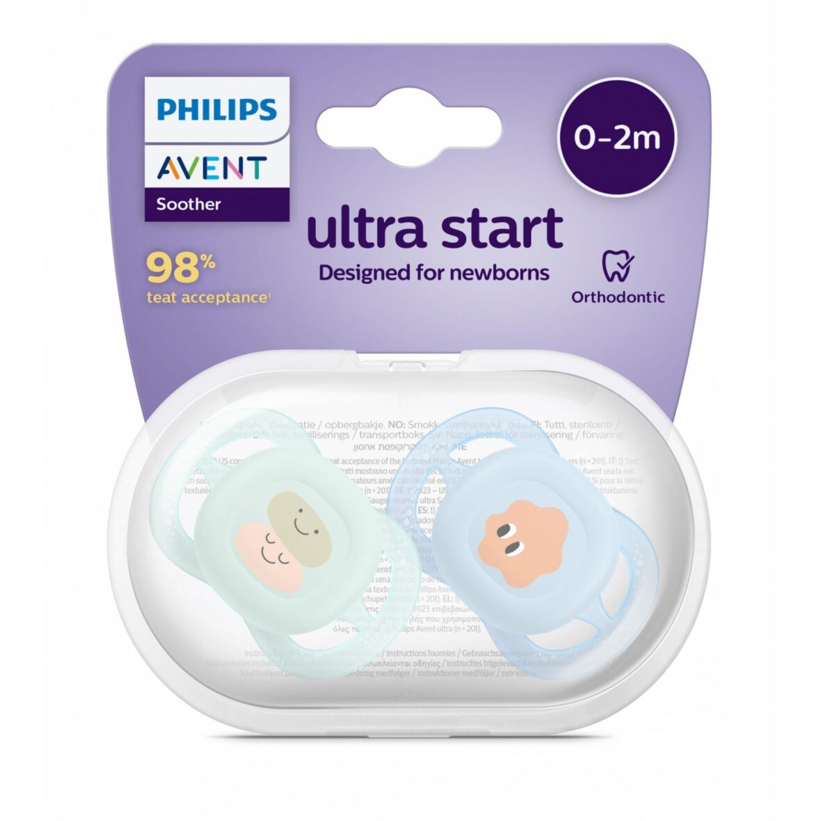 Philips Avent Sucette Ultra Start 0-2 mois