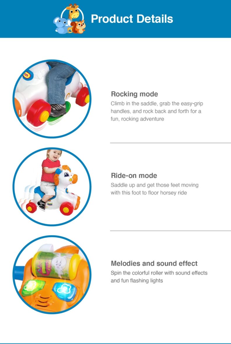 Winfun Cheval à bascule Junior Rider 3