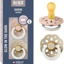 Bibs Lot de 2 Sucettes Boheme Blush / Vanilla Glow 6-18 mois prix Maroc | Bebemaman.ma
