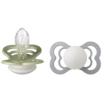Retrouvez Bibs Lot de 2 Sucettes Supreme Symétrique Glow Sage / Cloud 6-18 mois aux meilleurs prix sur Bebemaman.ma . Livraison à domicile partout au Maroc.