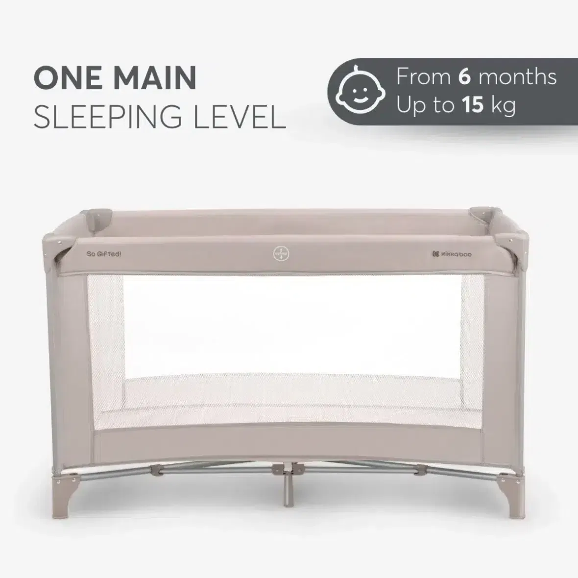 Bebemaman Kikkaboo Lit parapluie So Gifted Beige 1 niveau 2