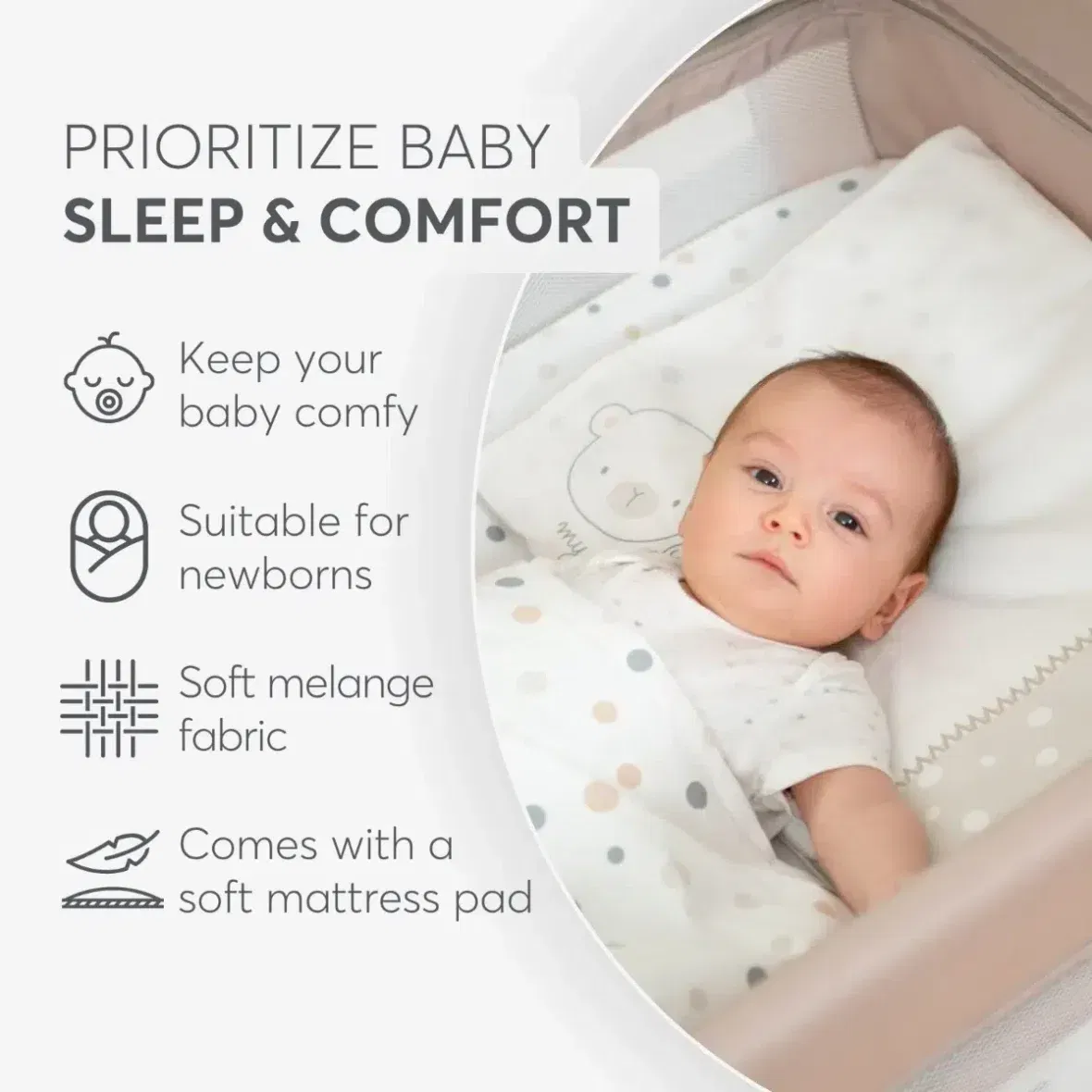 Bebemaman Kikkaboo Lit parapluie So Gifted Beige 1 niveau 6