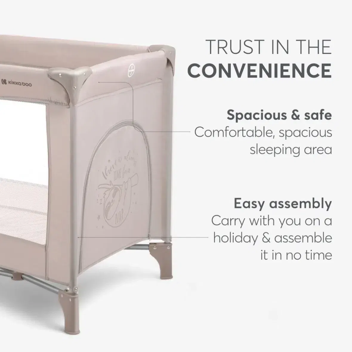 Bebemaman Kikkaboo Lit parapluie So Gifted Beige 1 niveau 8