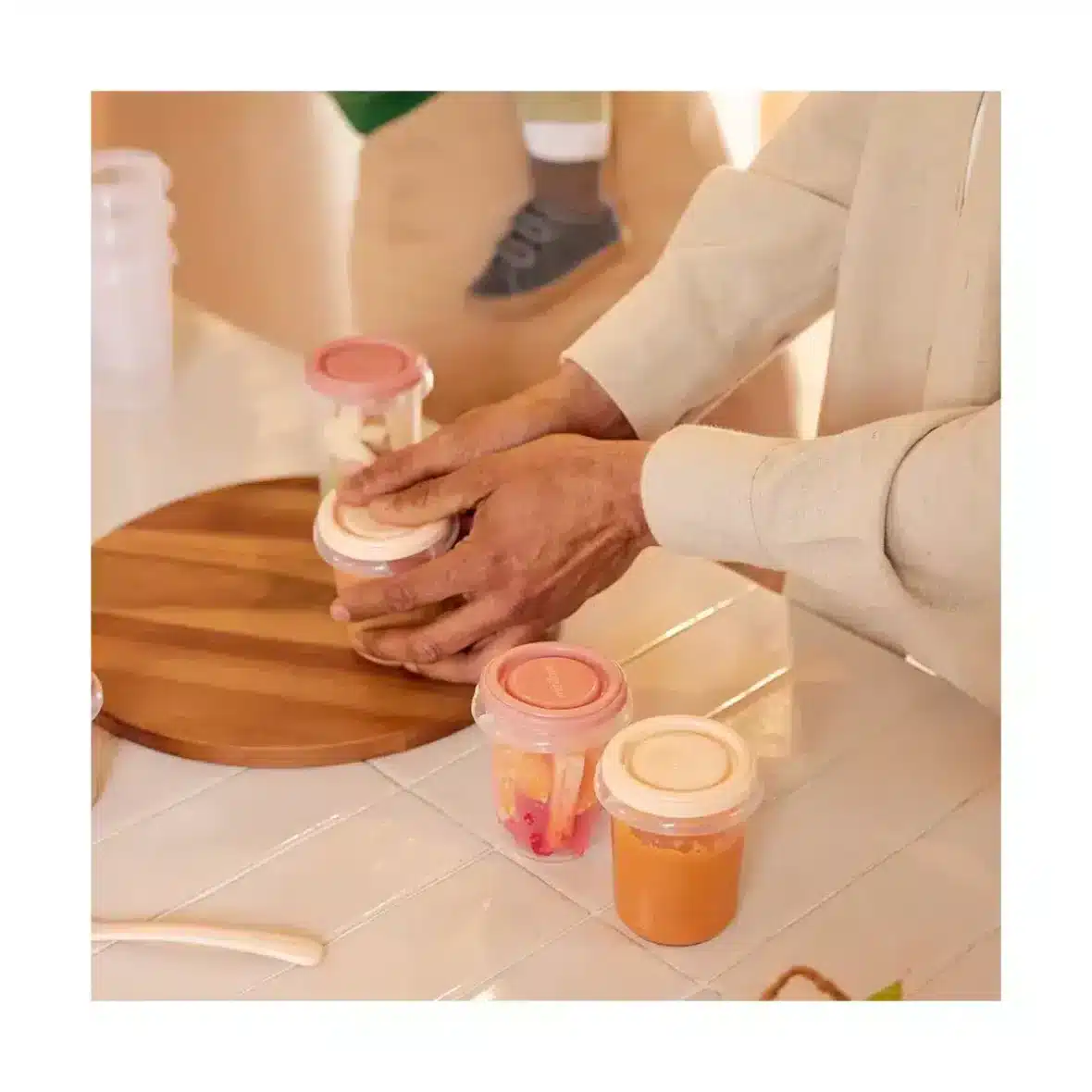 Bebemaman Miniland Pots de Conservation Hermétique Valencia 250ml 2