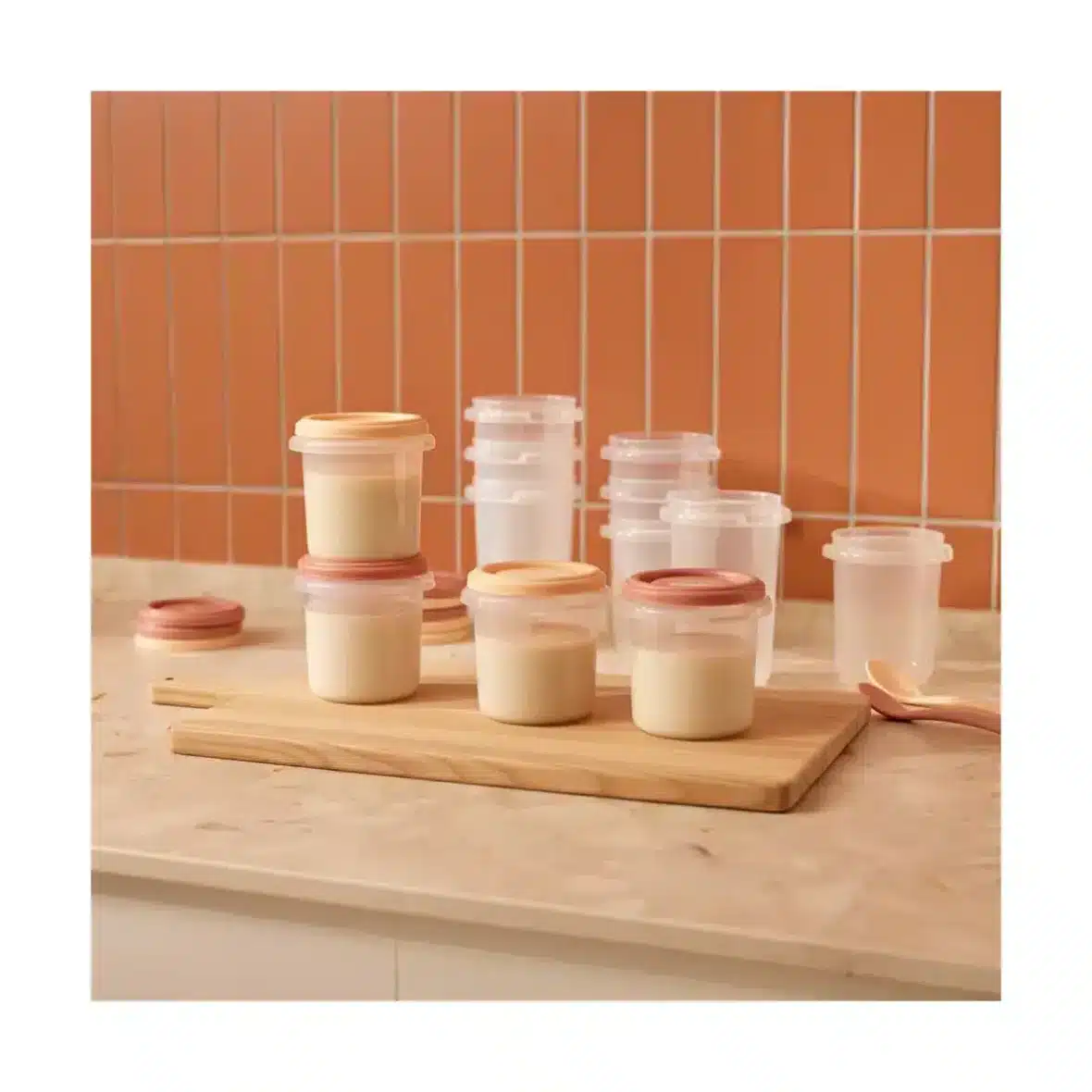 Bebemaman Miniland Set 12 Pots de conservation hermétiques Valencia 4