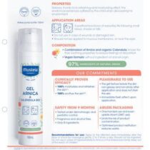 Bebemaman Mustela Gel Arnica & calendula Bio 100ml - Dès 9mois 1