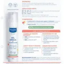 Bebemaman Mustela Gel Arnica & calendula Bio 100ml - Dès 9mois 1