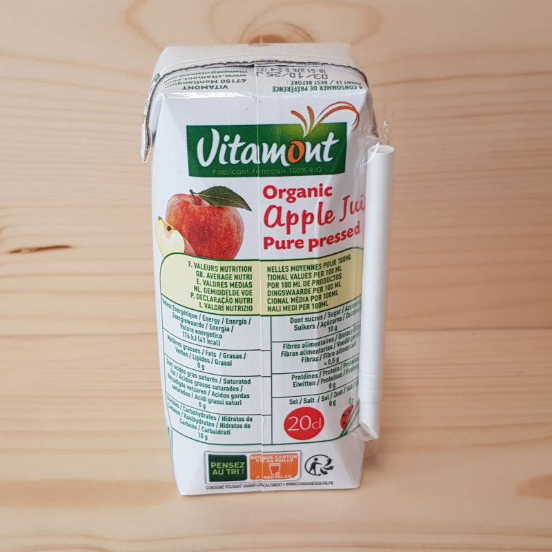 Bebemaman Vitamont Pur jus pomme organic 1