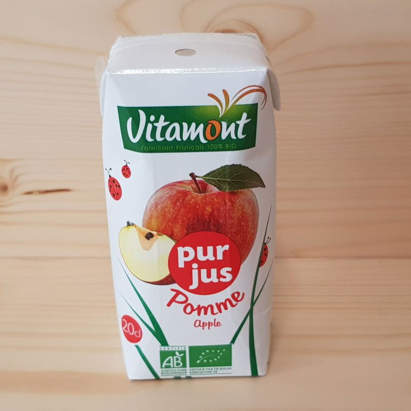 Vitamont Pur jus pomme organic 200ml