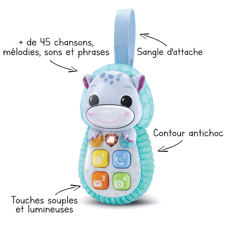 Bebemaman Vtech Allô Bébé Toudoux bleu 1