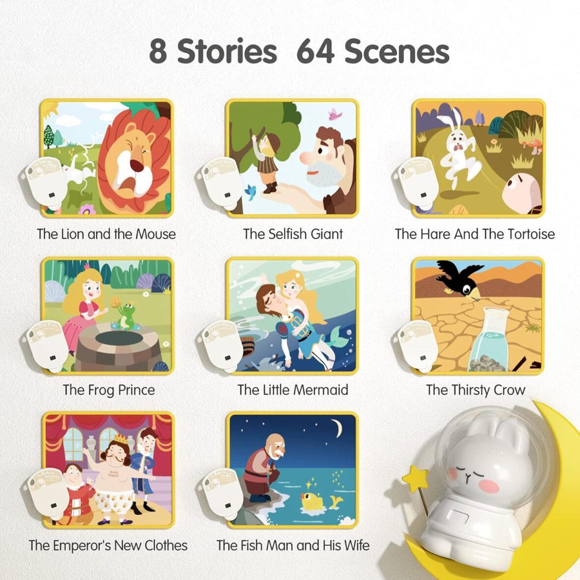 Bebemaman ZzzMoon Conteur des histoires avec Projecteur