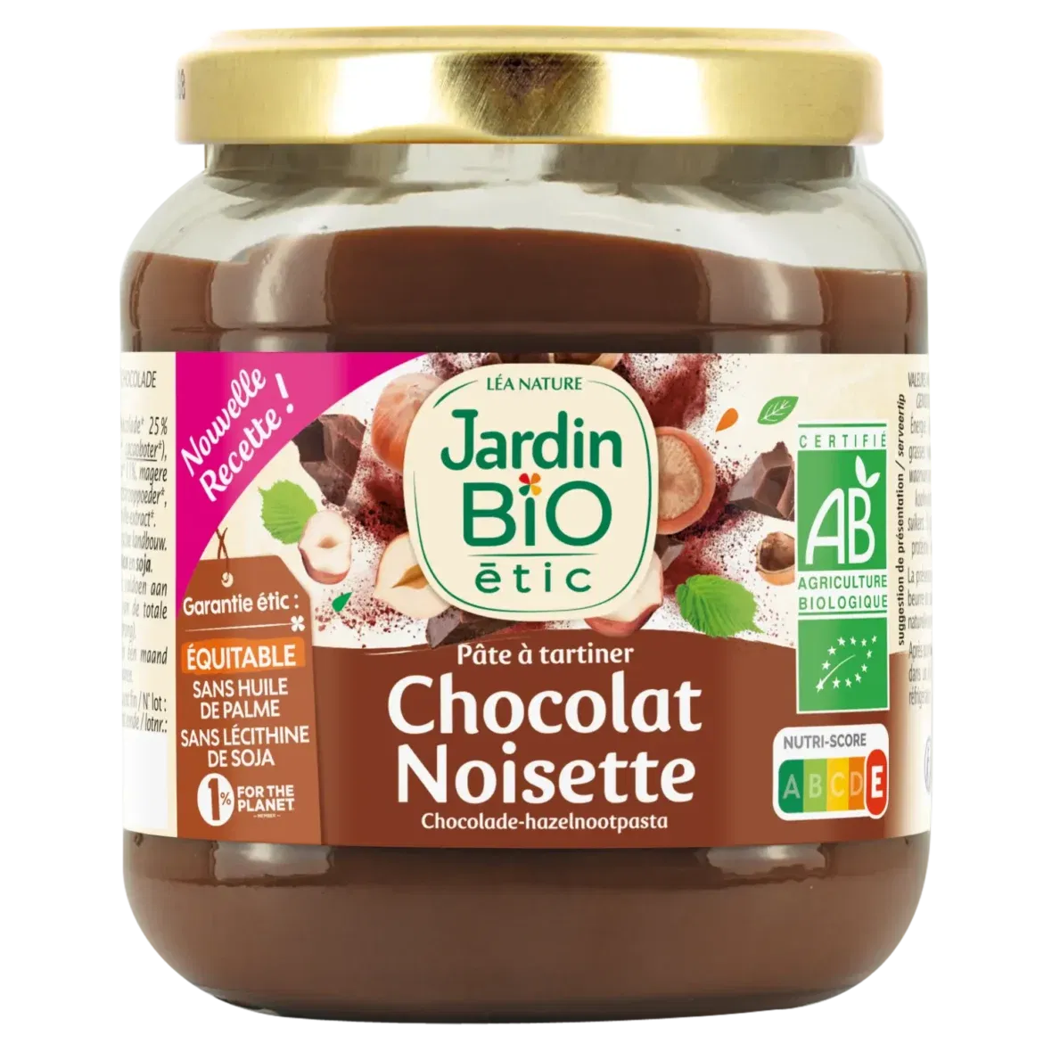 Jardin Bio étic Pâte à tartiner Chocolat Noisette Bio 350g