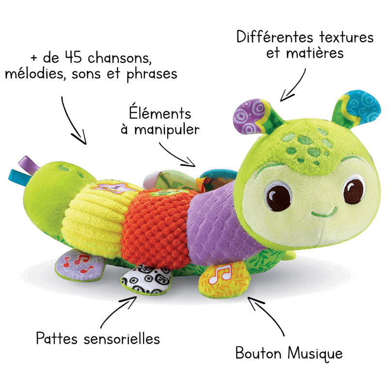 Vtech Vtech Myrtille ma lumi-chenille sensorielle 1