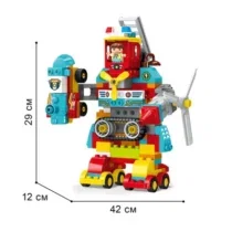 Retrouvez Builder Blocks Robot Transformers - 158 Pièces (À partir de 3 ans) aux meilleurs prix sur Bebemaman.ma . Livraison à domicile partout au Maroc. Paiement à la livraison.