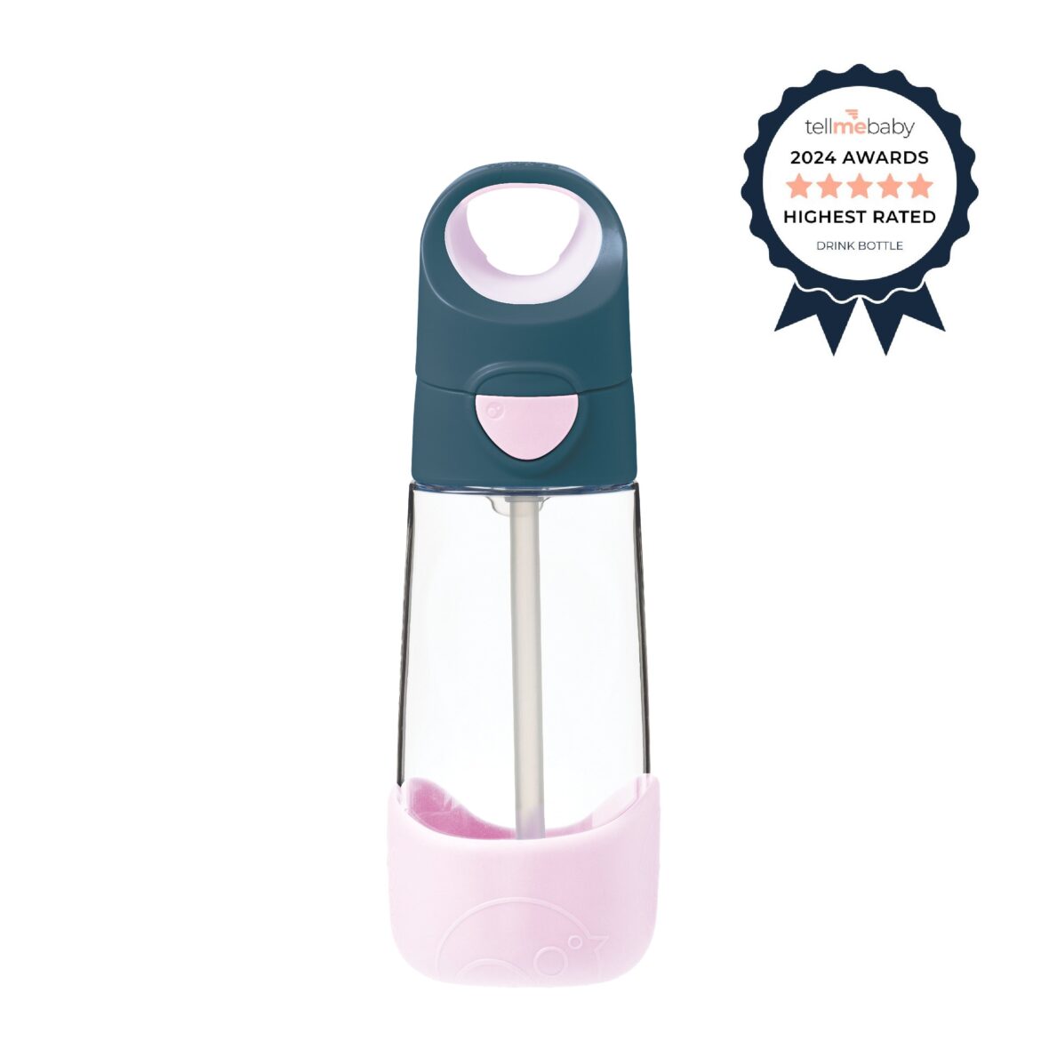 Bebemaman BBox Tritan Gourde à paille 450ml – Indigo Rose 1