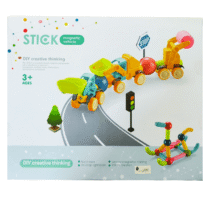 Jeu de construction magnétique Véhicules 80pcs