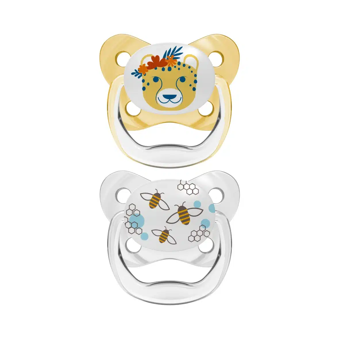Bebemaman Dr Browns Sucettes PreVent Lion Abeille 6-18mois 1