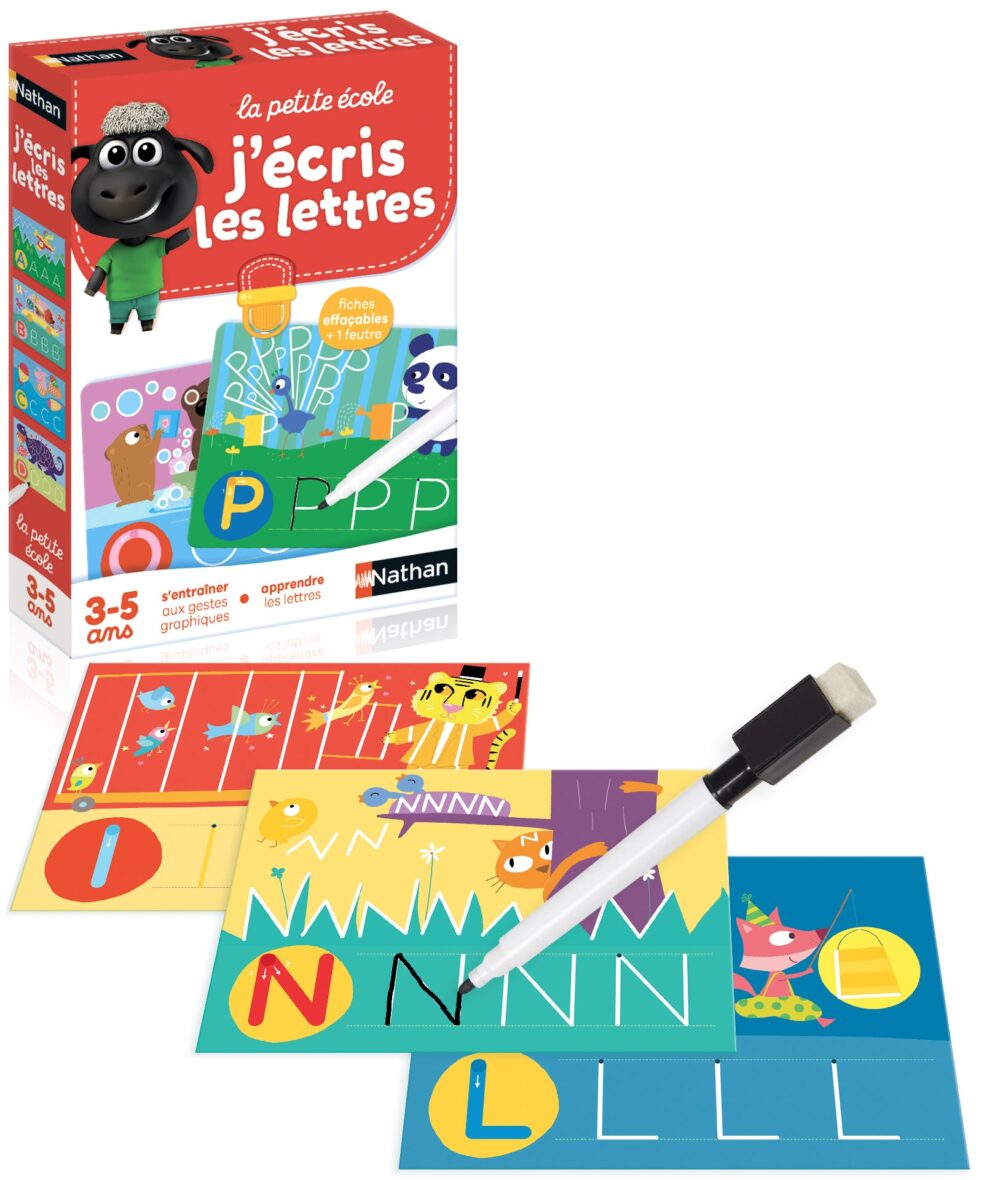 Bebemaman Nathan La Petite Ecole – J&rsquo;écris les lettres 1