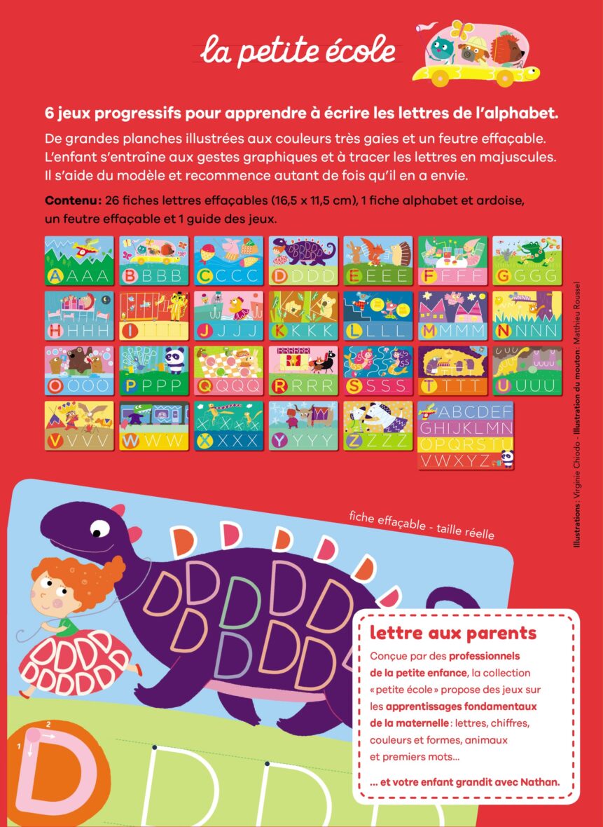 Bebemaman Nathan La Petite Ecole – J&rsquo;écris les lettres 3