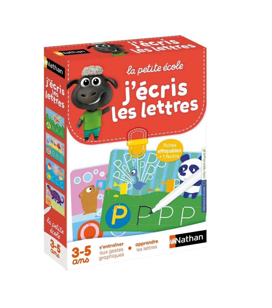 Nathan La Petite Ecole – J&rsquo;écris les lettres