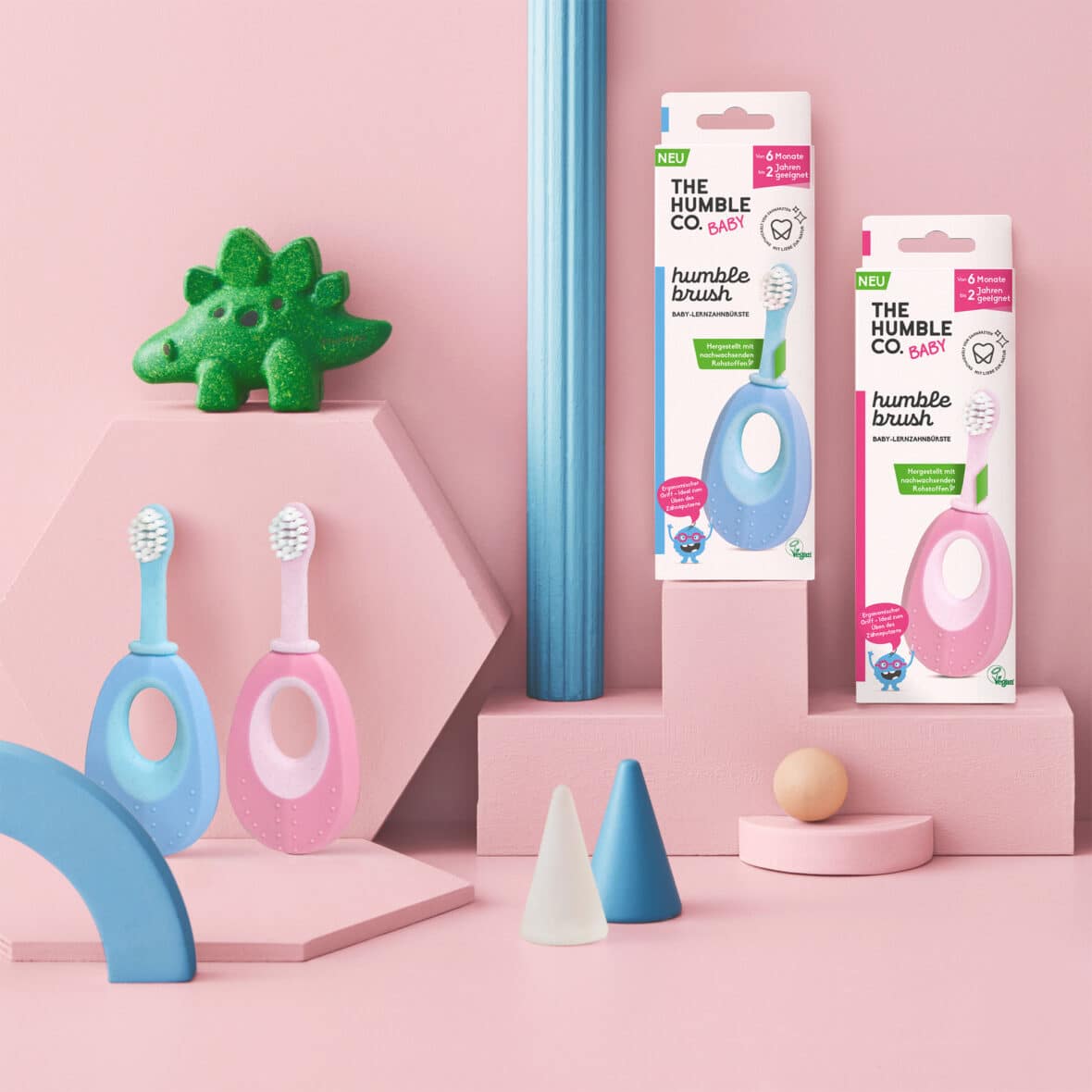 Bebemaman The Humble Co – Brosse à Dents bébé à Base de Plantes