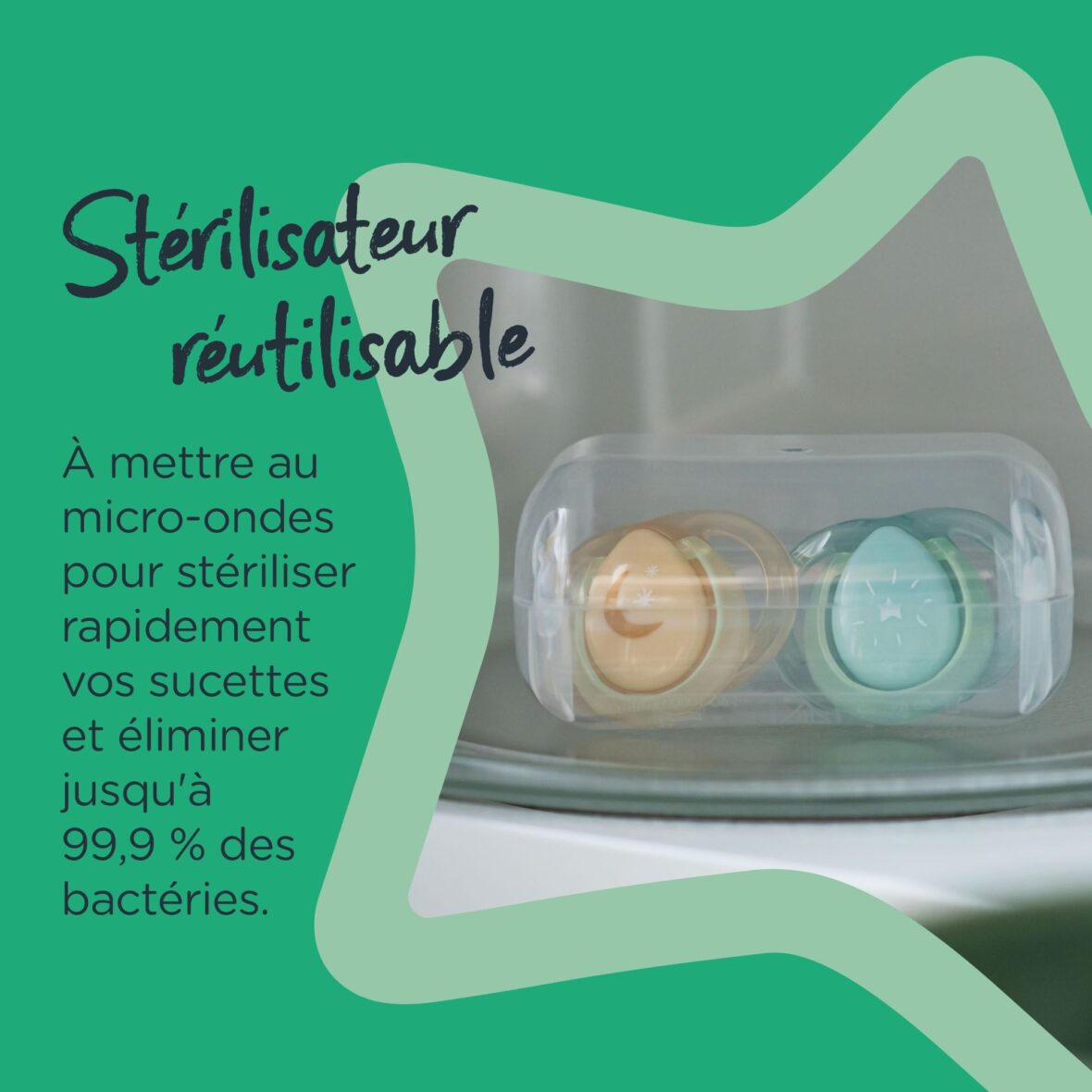 Bebemaman Tommee Tippee Lot de 2 Sucettes Nightime