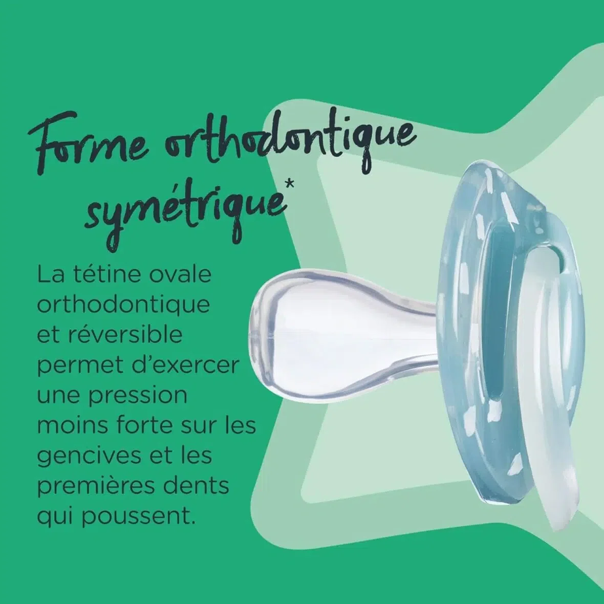Bebemaman Tommee Tippee Lot de 2 Sucettes Nightime 6-18 mois 1