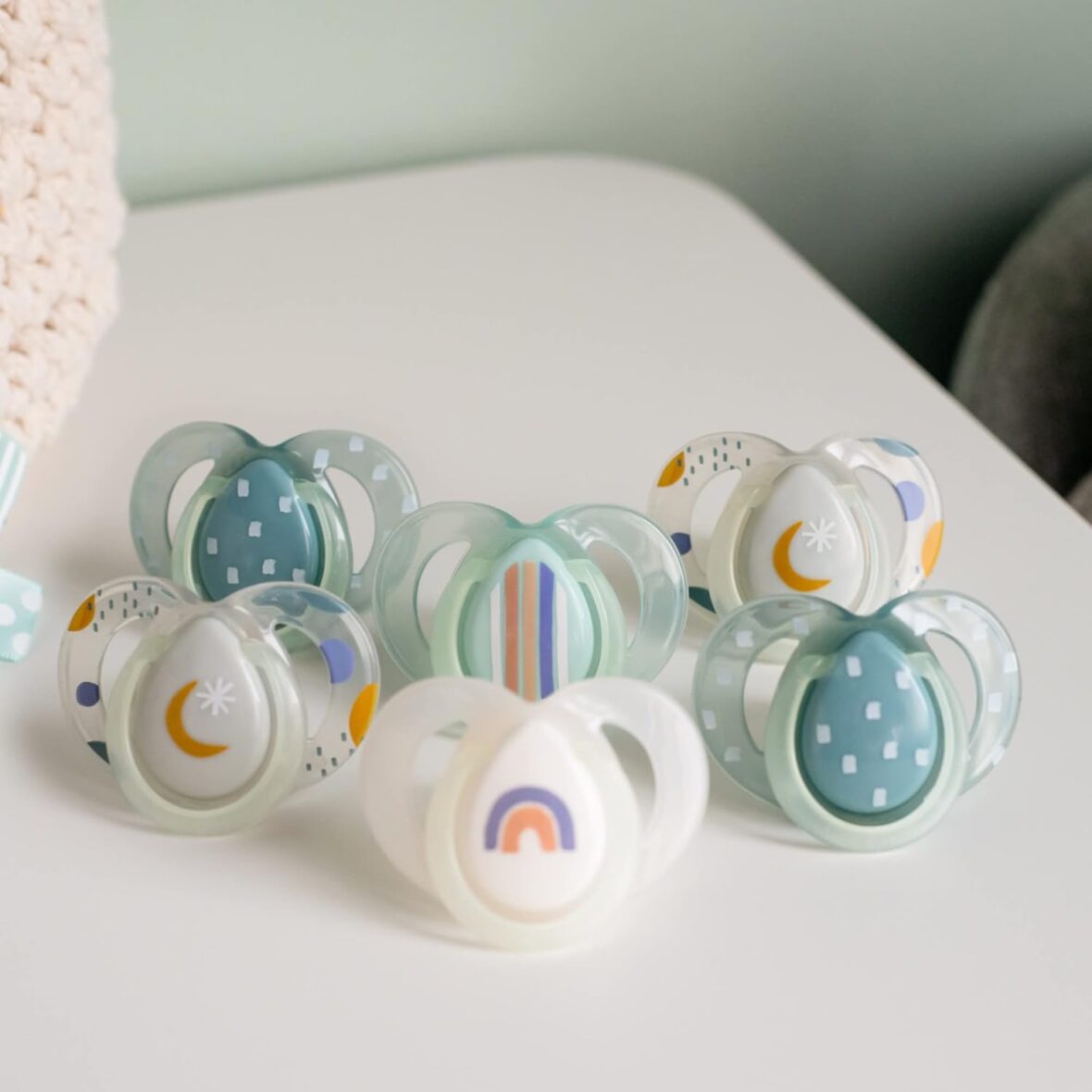 Bebemaman Tommee Tippee Lot de 2 Sucettes Nightime 6-18 mois 5