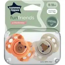 Retrouvez Tommee Tippee Lot de 2 sucettes Fun friends orthodontic 6-18m Mixte aux meilleurs prix sur Bebemaman.ma . Livraison à domicile partout au Maroc. Paiement à la livraison.