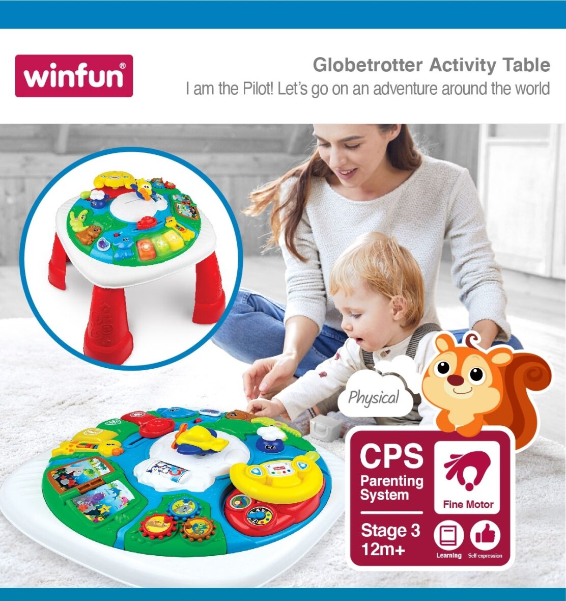 Bebemaman Winfun Table d&rsquo;activités Globetrotter 10
