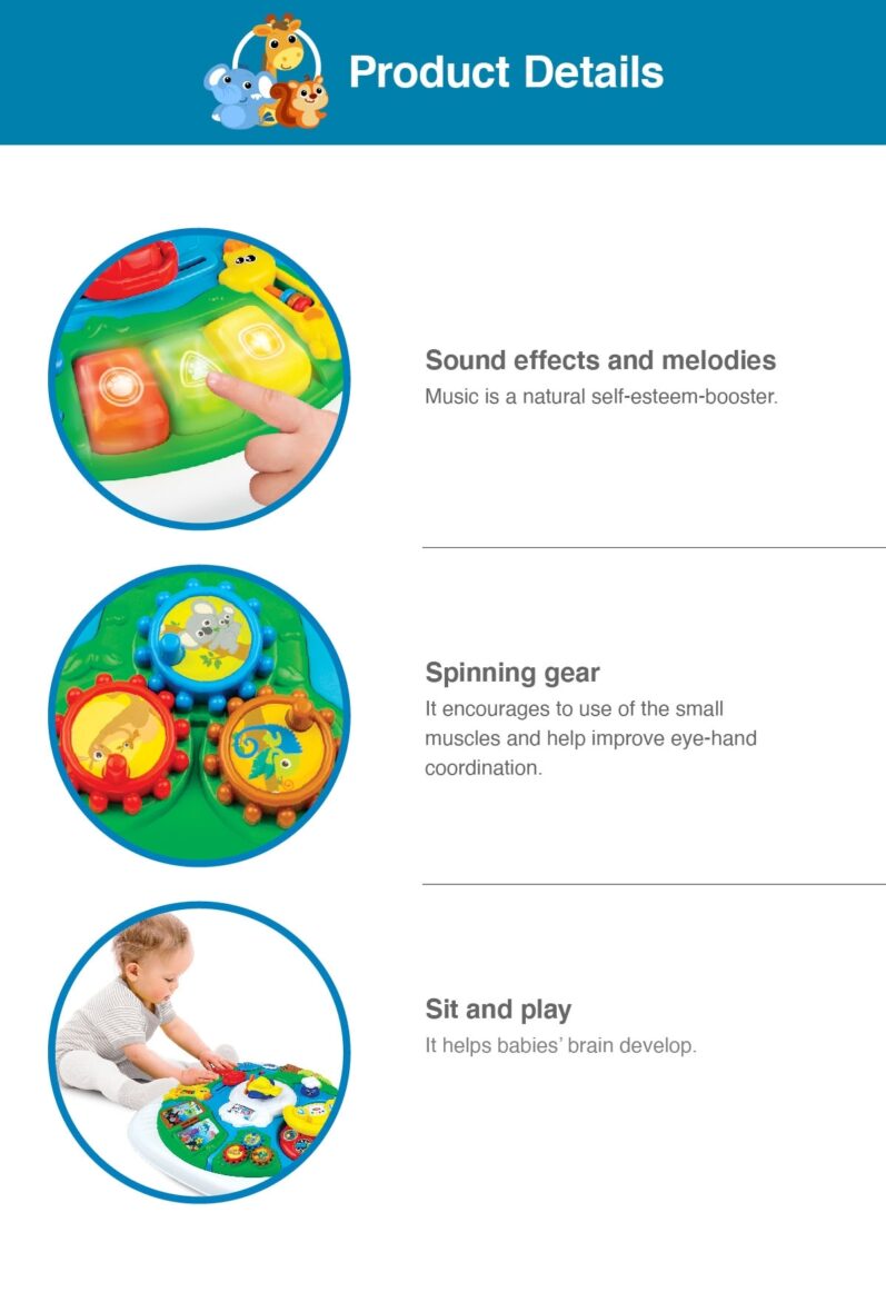 Bebemaman Winfun Table d&rsquo;activités Globetrotter 5