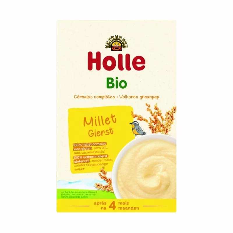 Holle Céréales Complètes Millet Bio 4mois+ | Sans lait