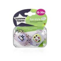 Retrouvez Tommee Tippee Sucettes Fun Style 2 Orthodontic 18-36m aux meilleurs prix sur Bebemaman.ma ! Livraison partout au Maroc